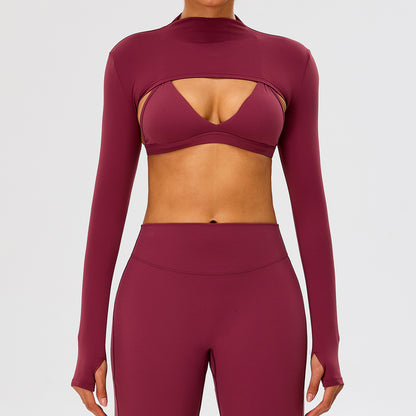 Women's Long Sleeve Yoga Top Fitness Wear