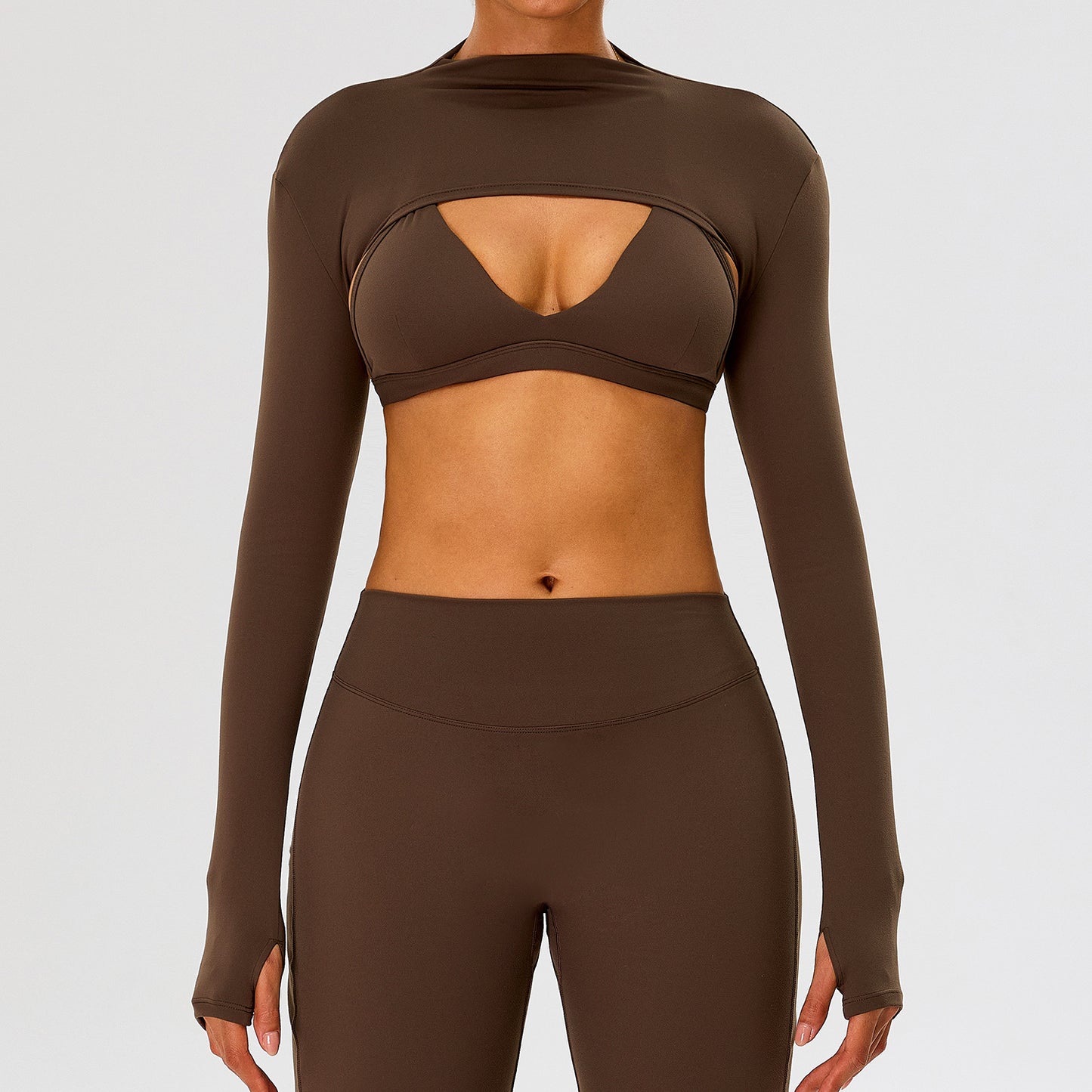 Women's Long Sleeve Yoga Top Fitness Wear
