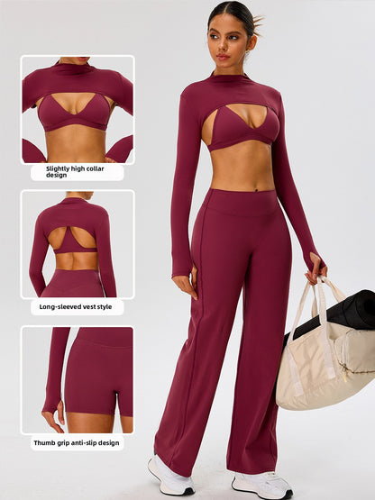 Women's Long Sleeve Yoga Top Fitness Wear