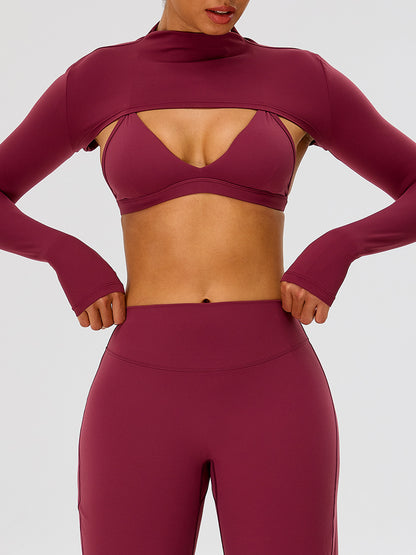 Women's Long Sleeve Yoga Top Fitness Wear