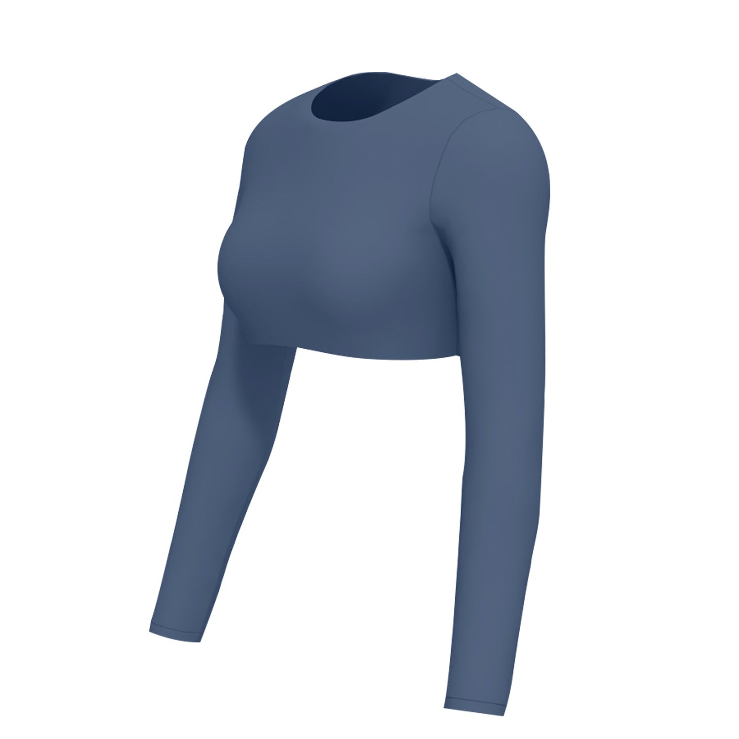 Women's Long Sleeve Yoga Top with Back Cutout