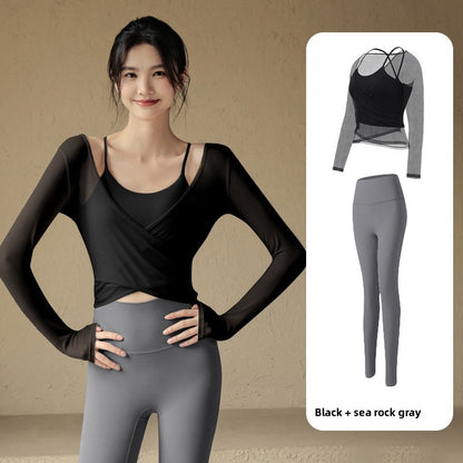 Women's Long Sleeve Yoga Two-Piece