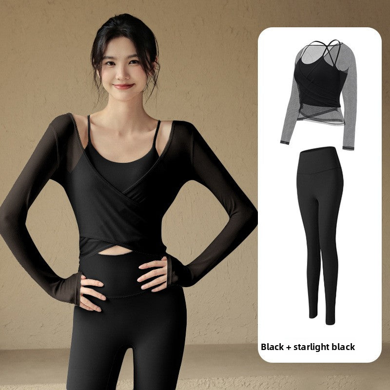 Women's Long Sleeve Yoga Two-Piece