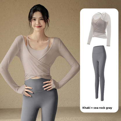 Women's Long Sleeve Yoga Two-Piece