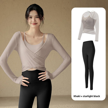 Women's Long Sleeve Yoga Two-Piece