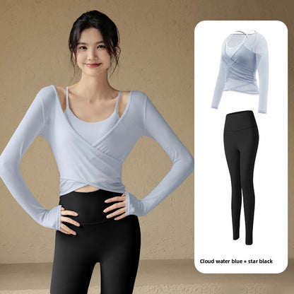 Women's Long Sleeve Yoga Two-Piece