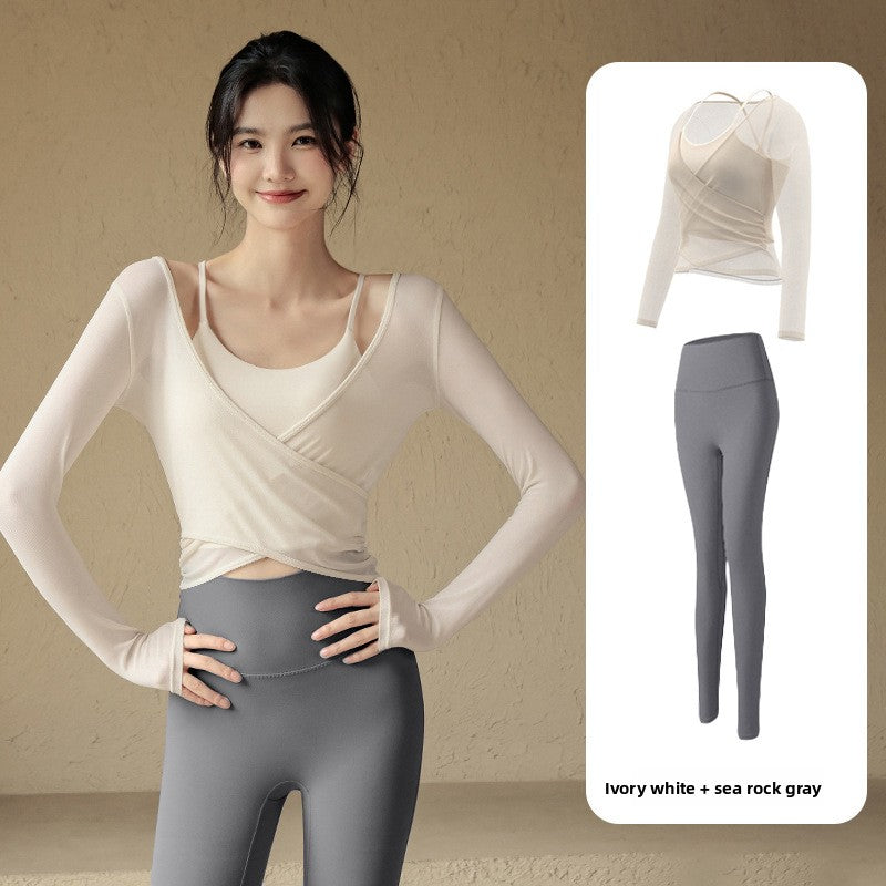 Women's Long Sleeve Yoga Two-Piece