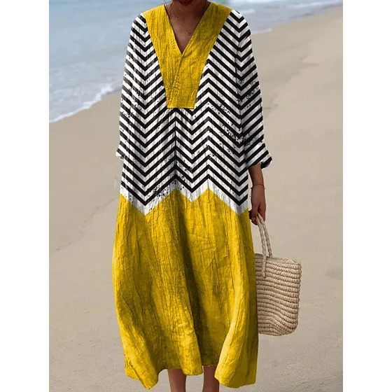 Women's long-sleeved shirt dress