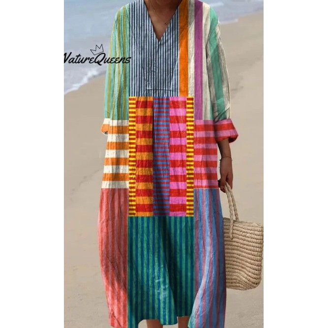 Women's long-sleeved shirt dress
