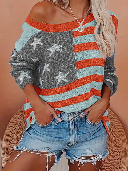 Women's long-sleeved sweater top
