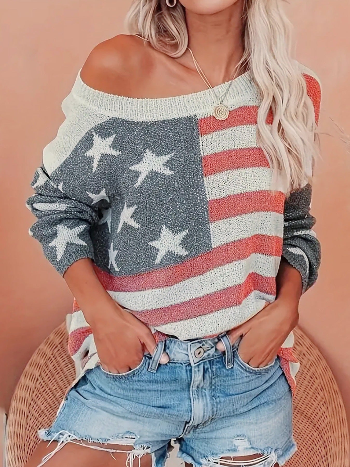 Women's long-sleeved sweater top