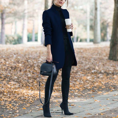 Women's Long Woolen Coat