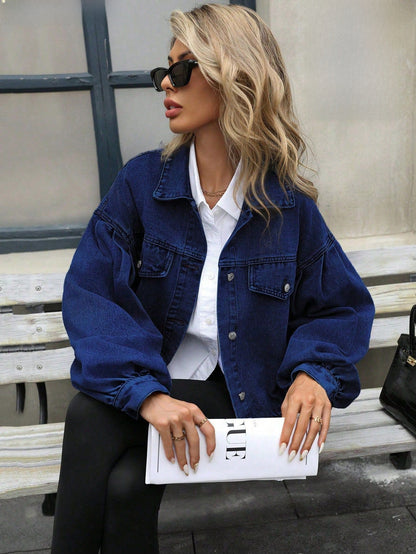 Women's Loose Fit Denim Jacket