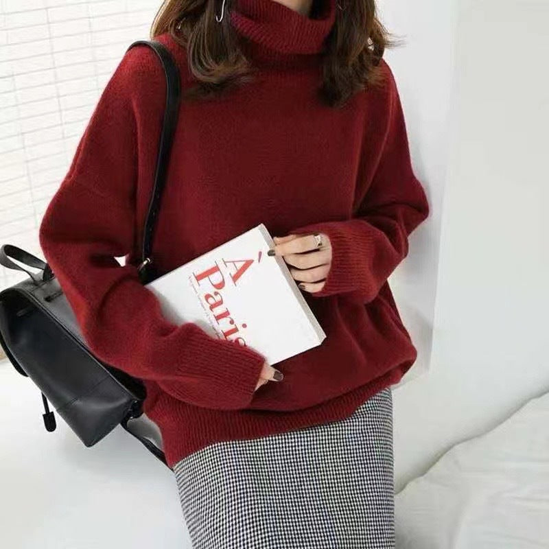 Women's Loose Knit Pullover Sweater