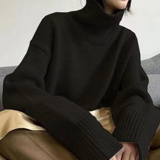 Women's Loose Knit Pullover Sweater