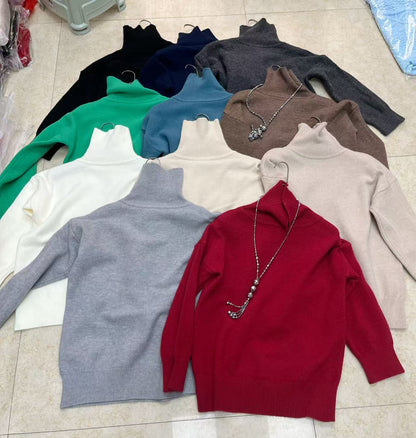 Women's Loose Knit Pullover Sweater