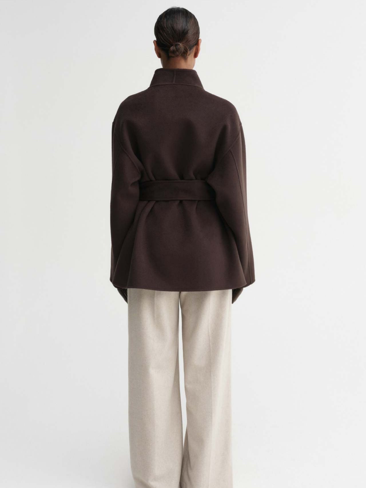 Women's Loose Tie-Up Coat