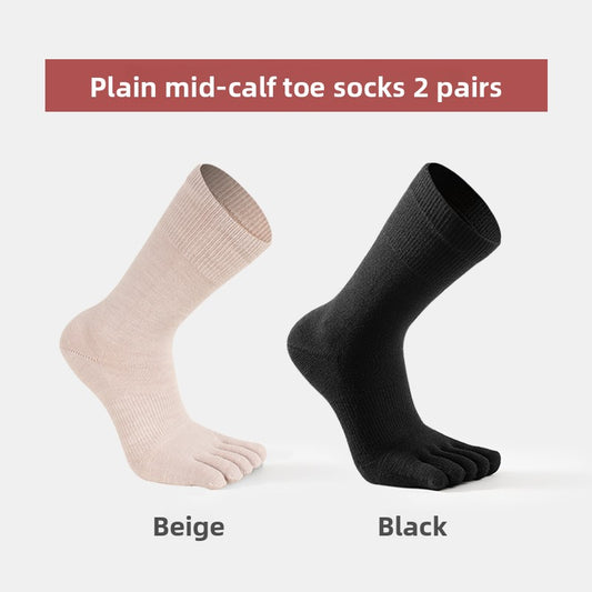 Women's Merino Wool Five-Toe Sports Socks