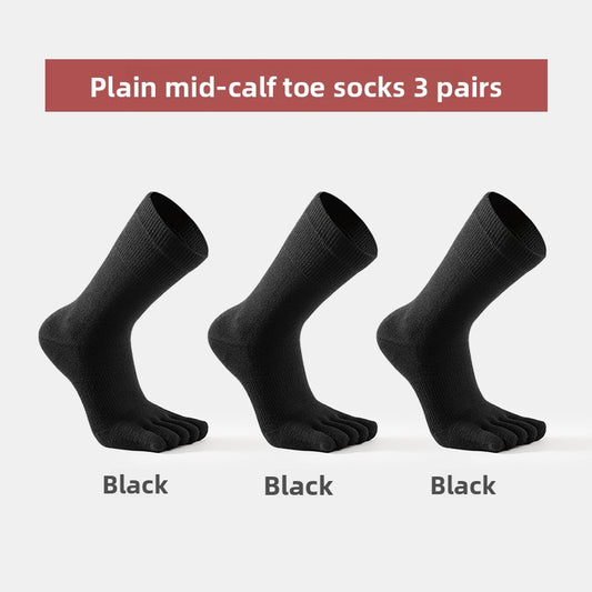 Women's Merino Wool Five-Toe Sports Socks
