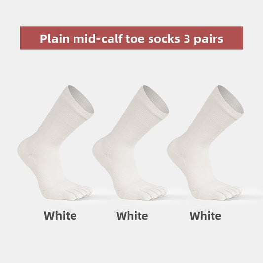 Women's Merino Wool Five-Toe Sports Socks