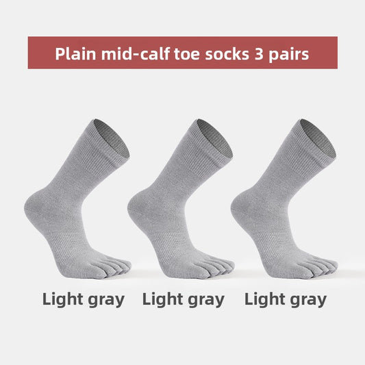Women's Merino Wool Five-Toe Sports Socks
