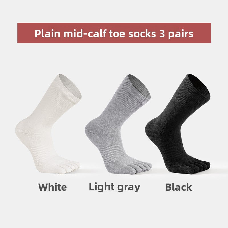Women's Merino Wool Five-Toe Sports Socks