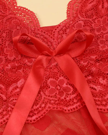 Women's Mesh Lingerie Pajama Set