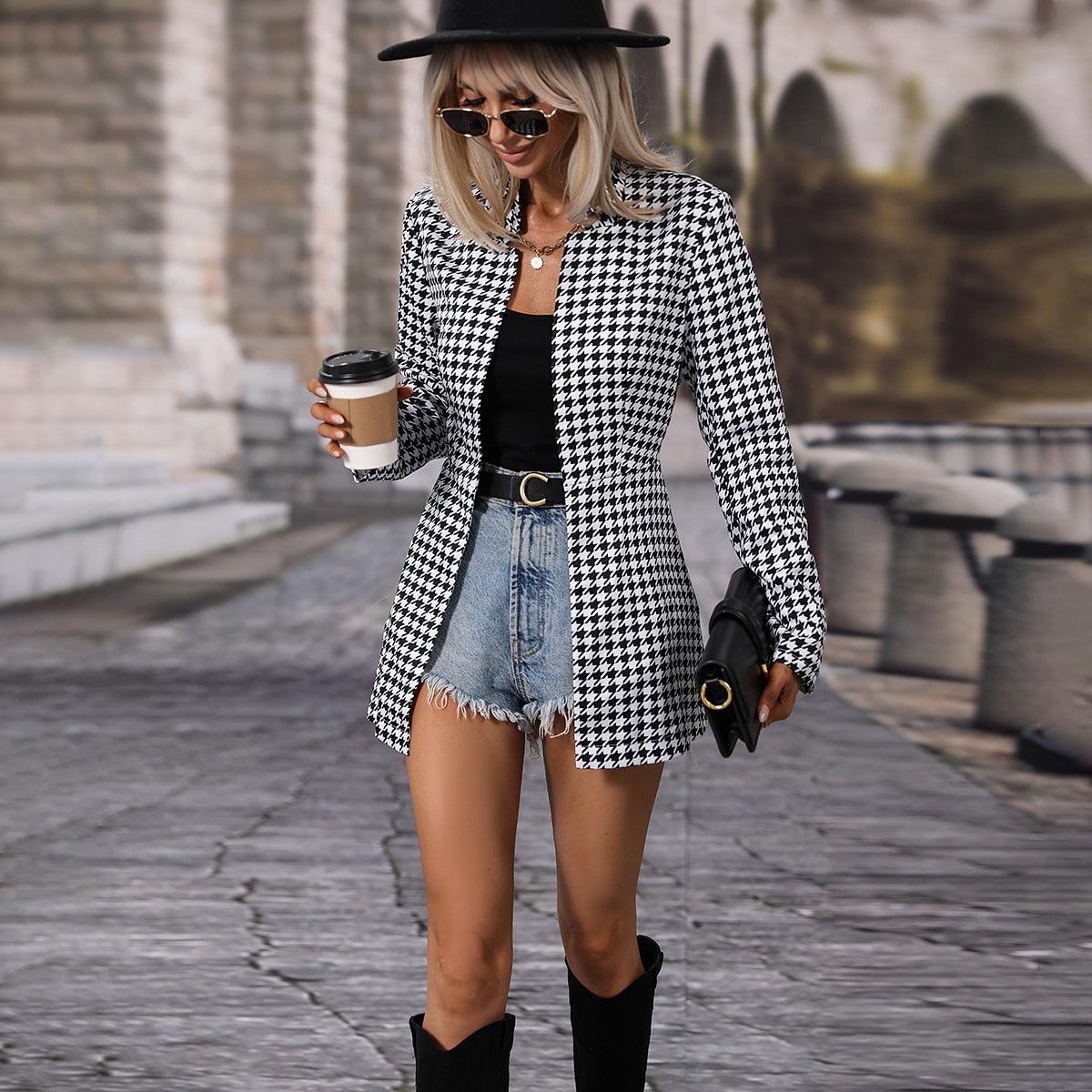 Women's mid-length coat