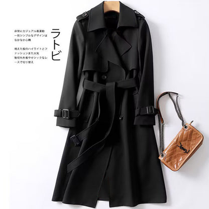 Women's Mid-Length Trench Coat