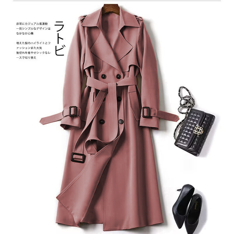 Women's Mid-Length Trench Coat