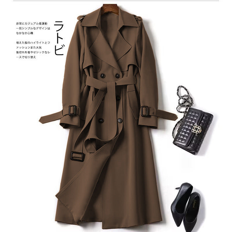 Women's Mid-Length Trench Coat