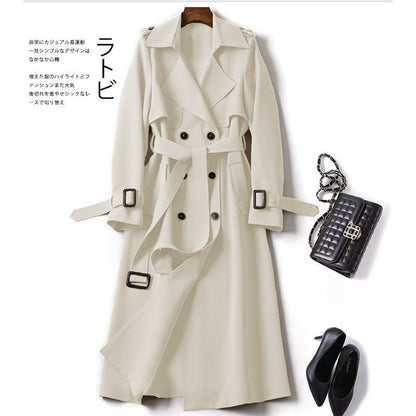 Women's Mid-Length Trench Coat