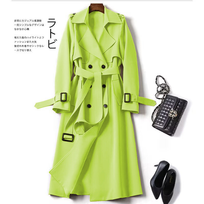 Women's Mid-Length Trench Coat