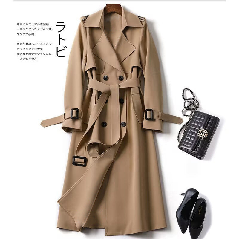 Women's Mid-Length Trench Coat