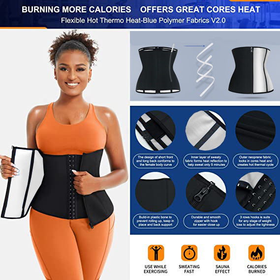 Women's Neoprene Waist Trainer Sweat Belt