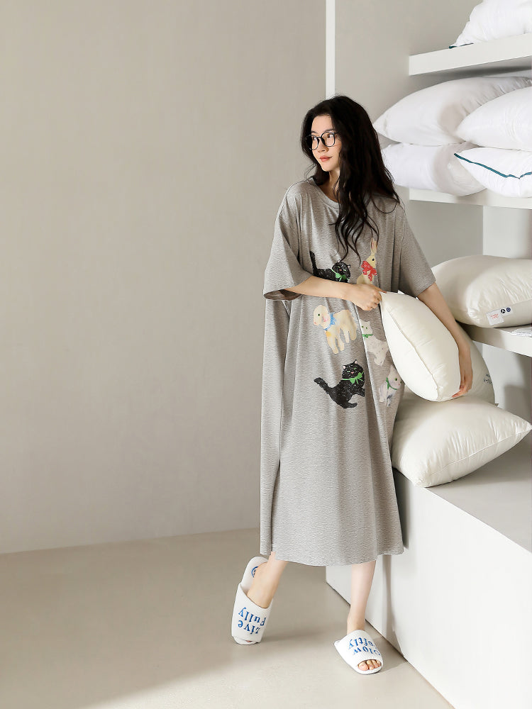 Women's nightgown summer