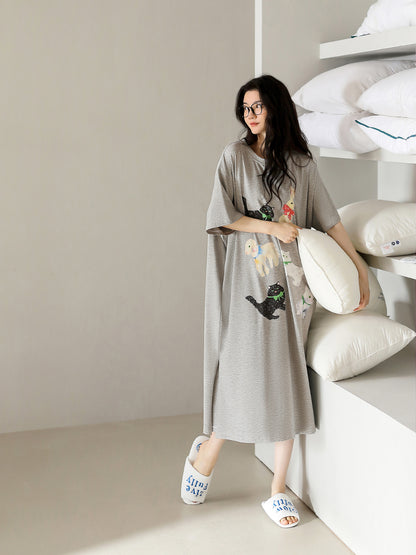 Women's nightgown summer
