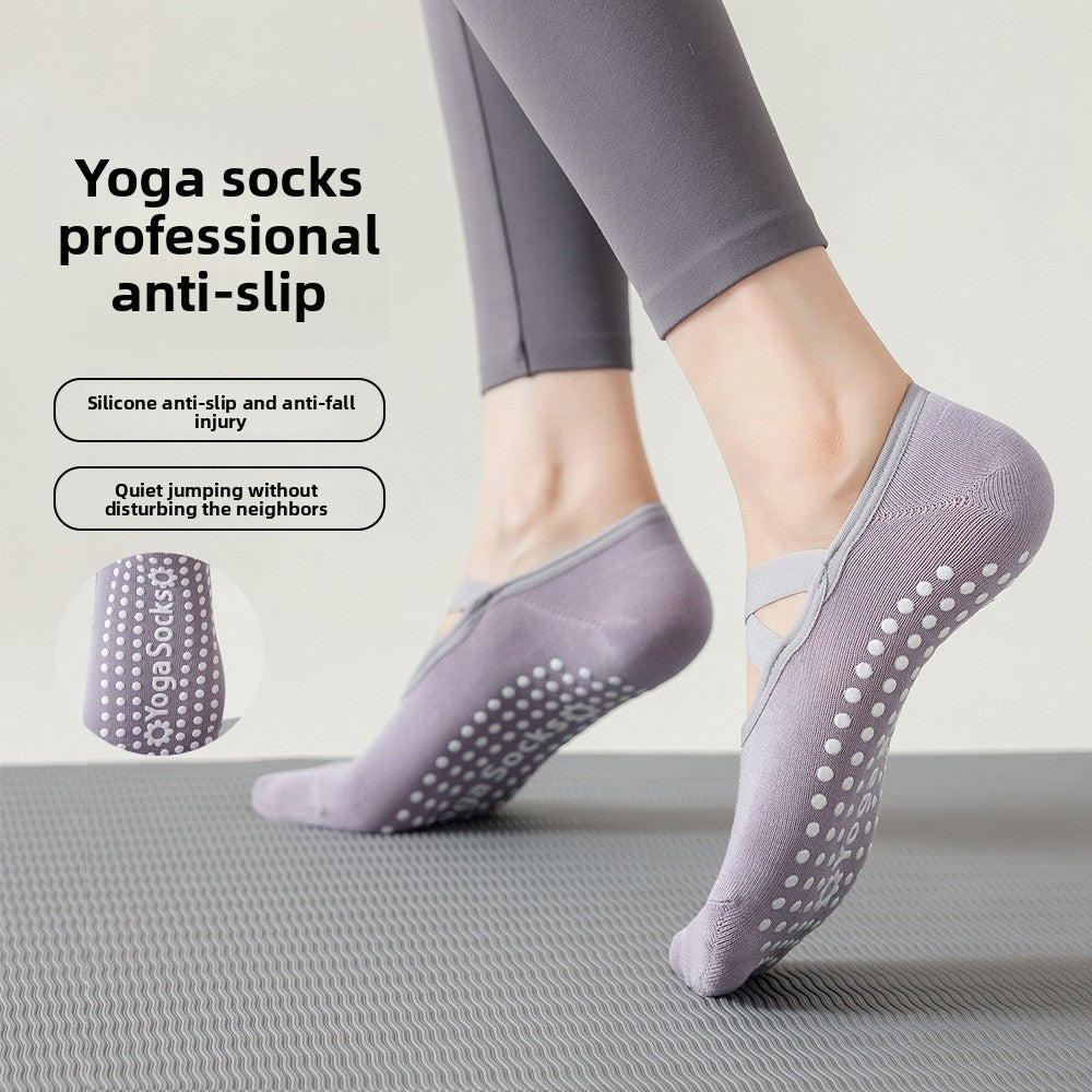 Women's Non-Slip Yoga Socks with Silicone Grip