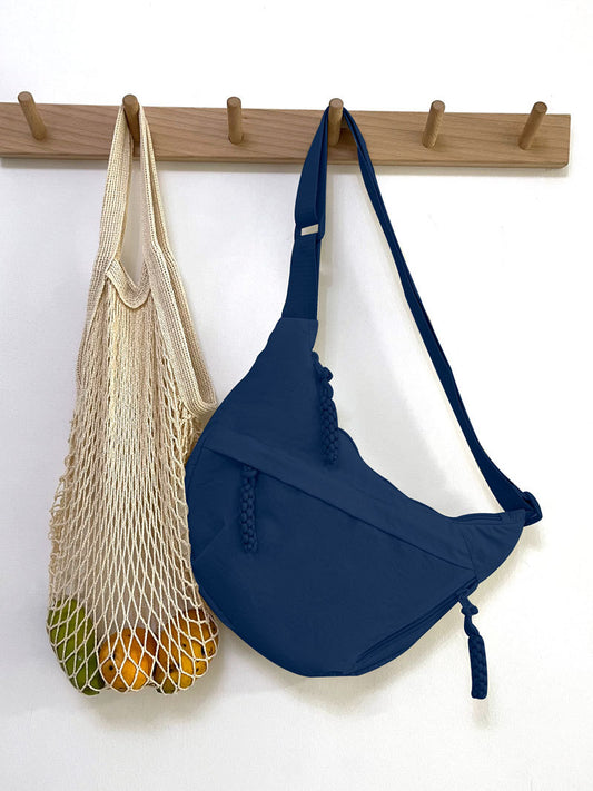 Women's Nylon Crossbody Dumpling Bag Large Capacity Travel Shoulder Bag