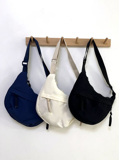 Women's Nylon Crossbody Dumpling Bag Large Capacity Travel Shoulder Bag