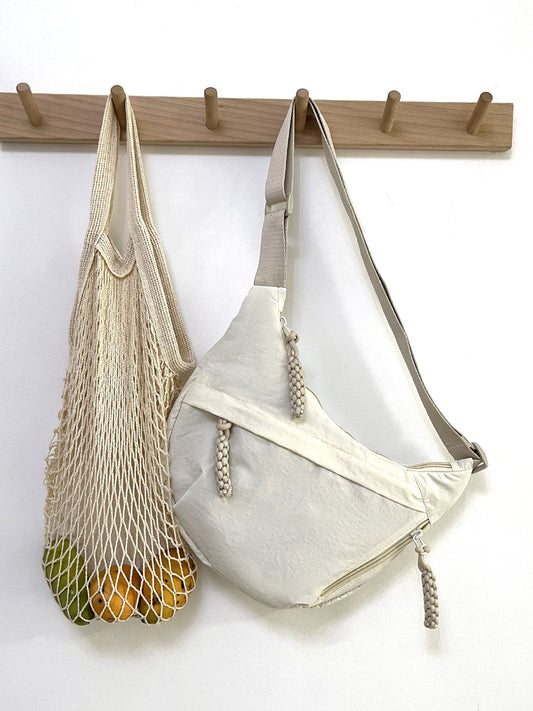 Women's Nylon Crossbody Dumpling Bag Large Capacity Travel Shoulder Bag