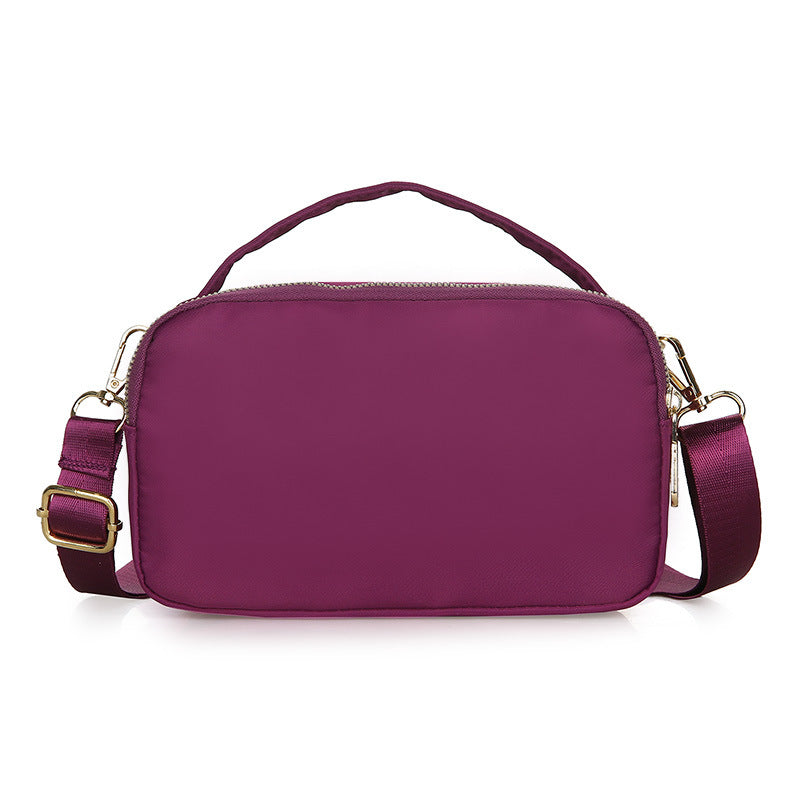 Women's nylon fabric crossbody bag