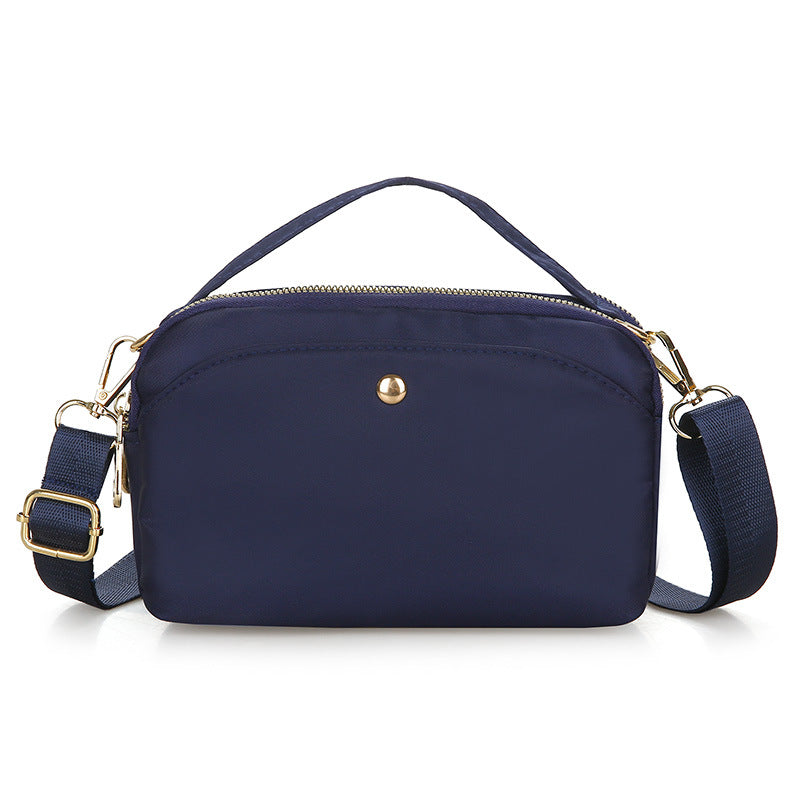 Women's nylon fabric crossbody bag