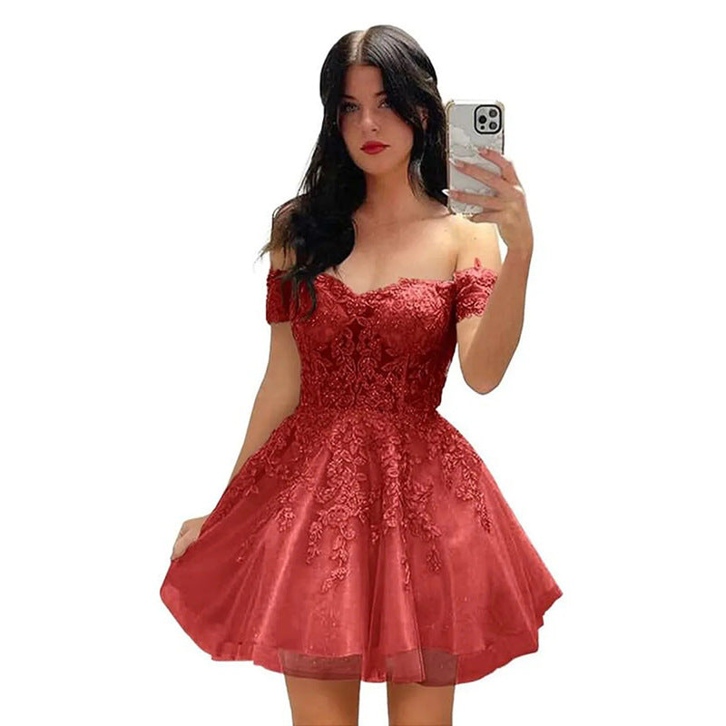 Women's One-Shoulder Cocktail Dress