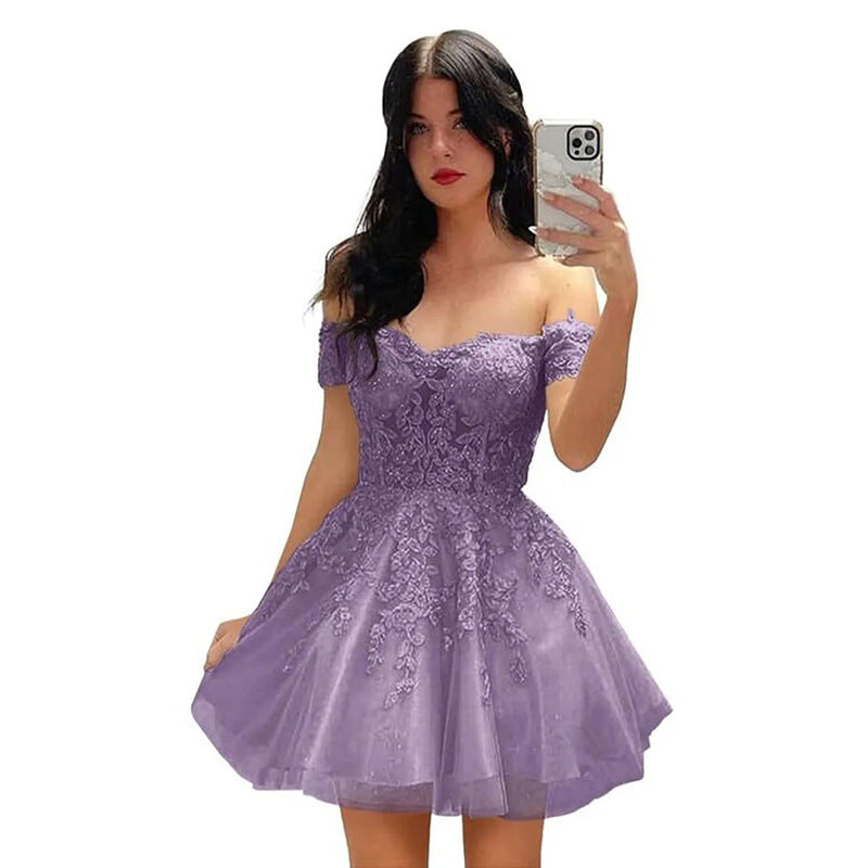 Women's One-Shoulder Cocktail Dress