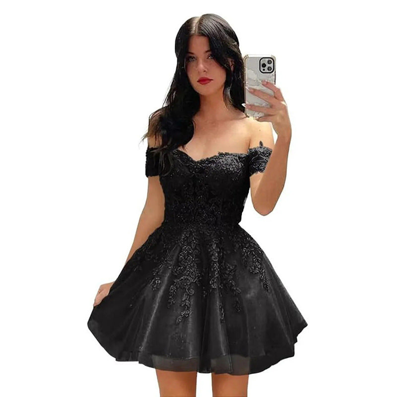 Women's One-Shoulder Cocktail Dress
