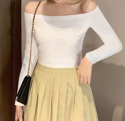 Women's One-Shoulder Slim-Fit Top