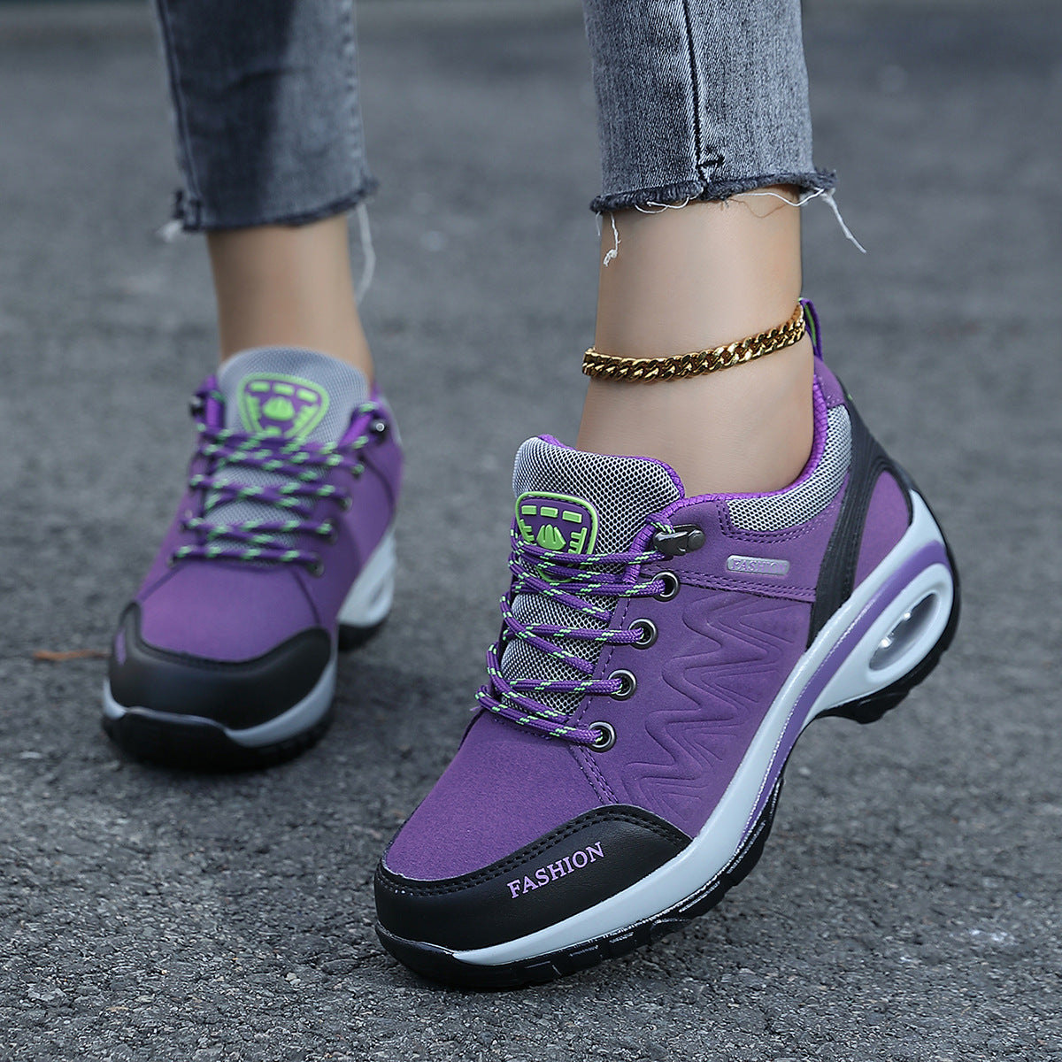 Women's Outdoor Hiking Shoes with Non-Slip Sole