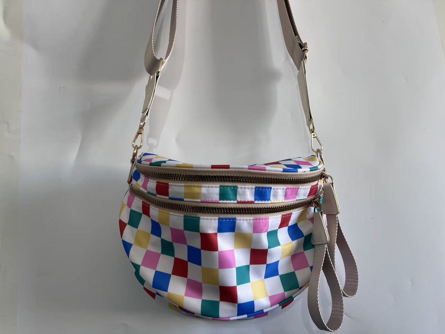 Women's Oxford Cloth Shoulder Bag