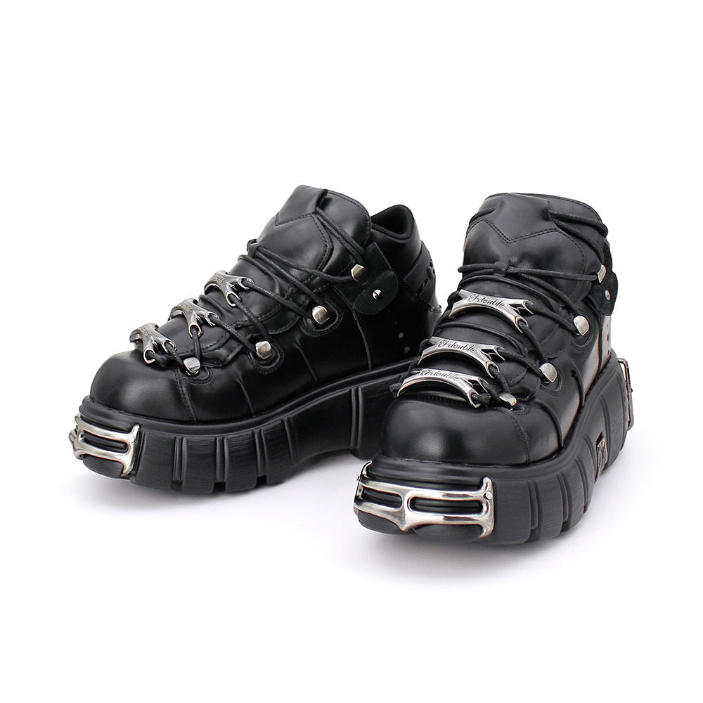 Women's Platform Motorcycle Boots